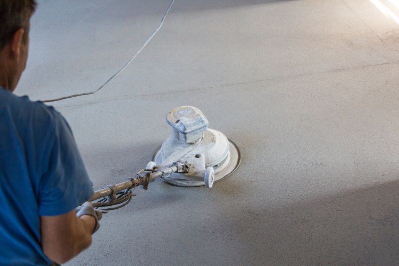 polishing concrete floor